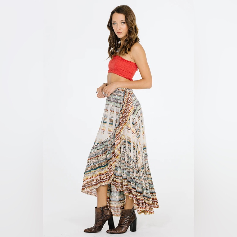 RAGA High Low Multicolor Skirt